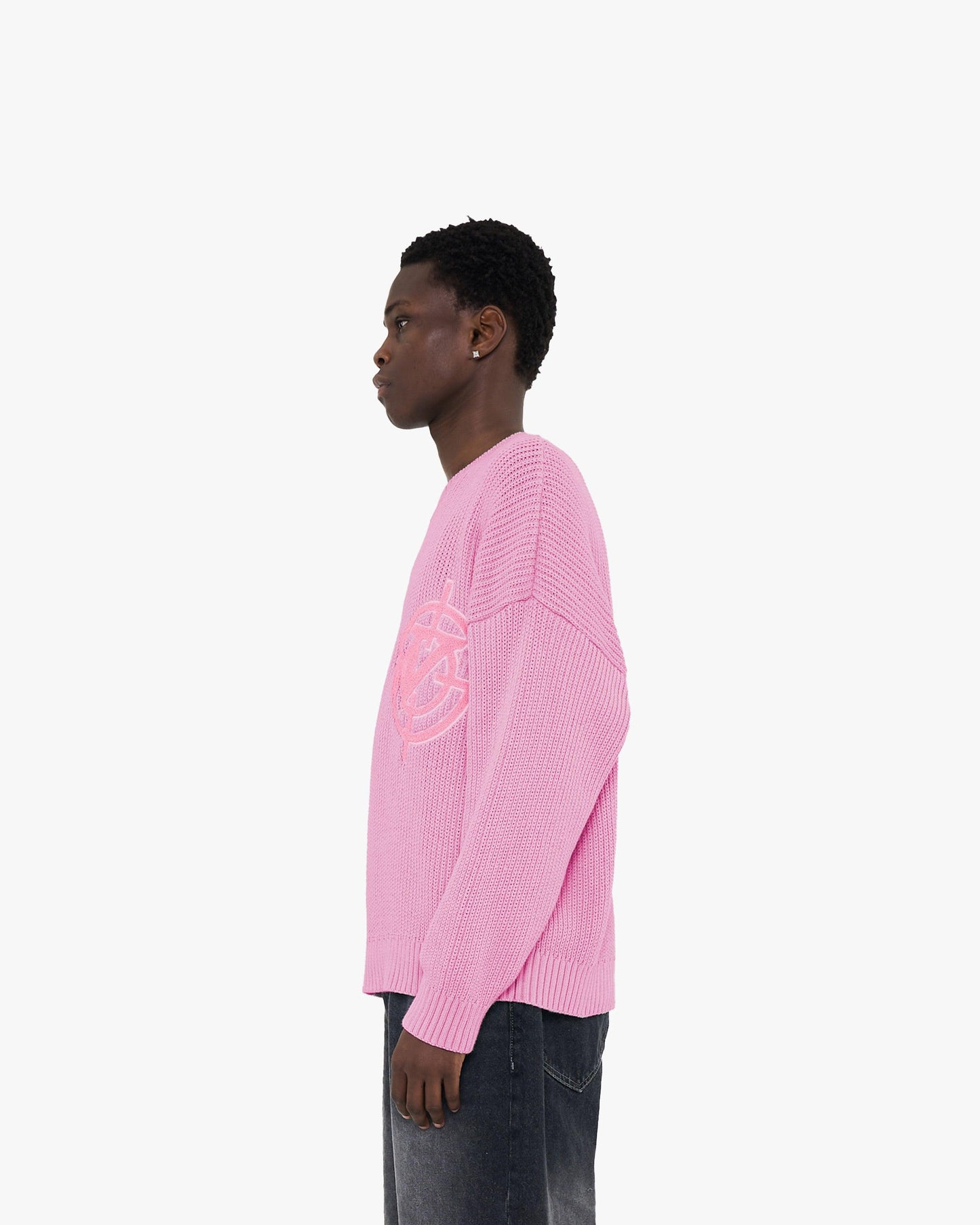 V-LOGO KNITWEAR WILD ROSE