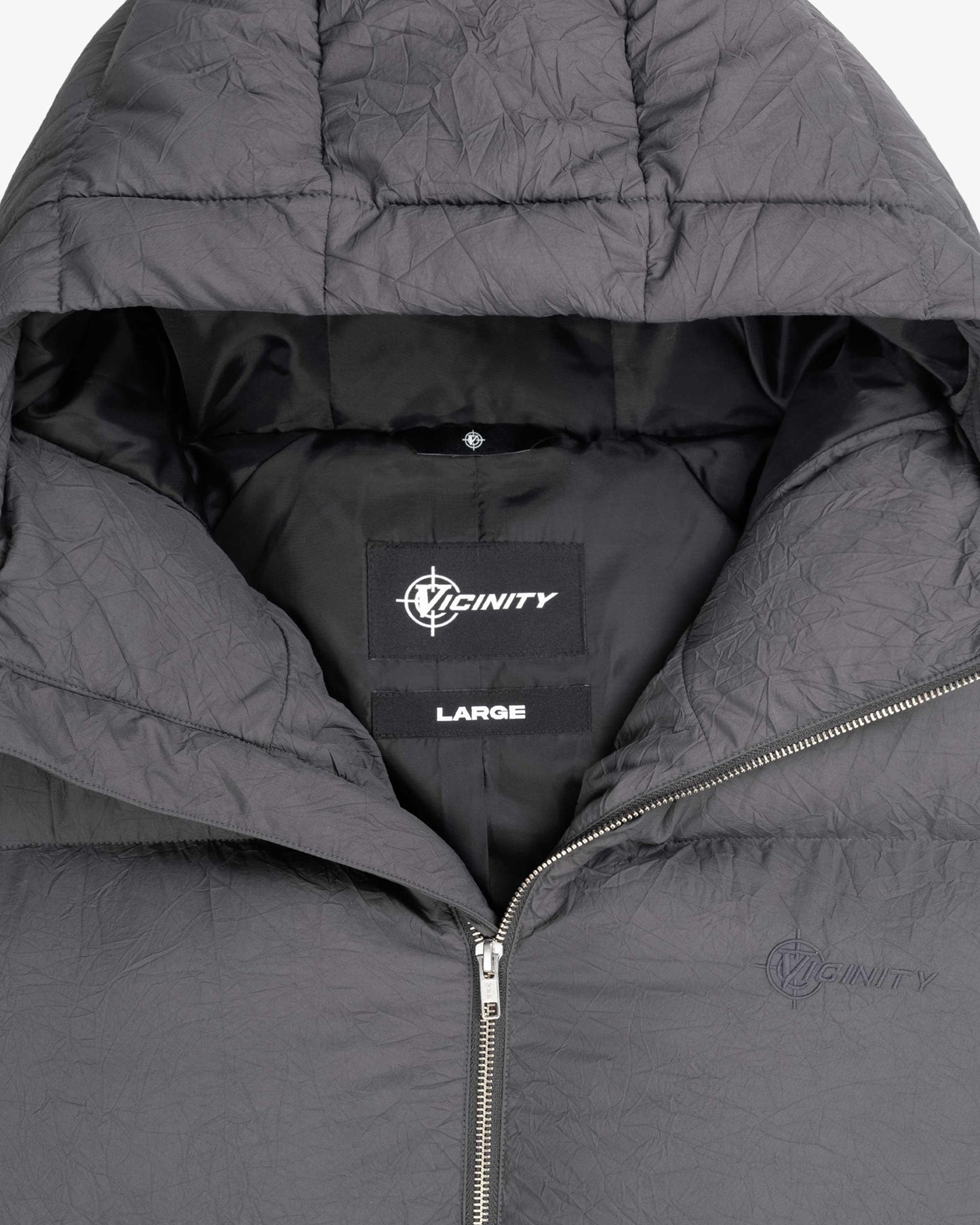 PUFFER JACKET DARK GREY