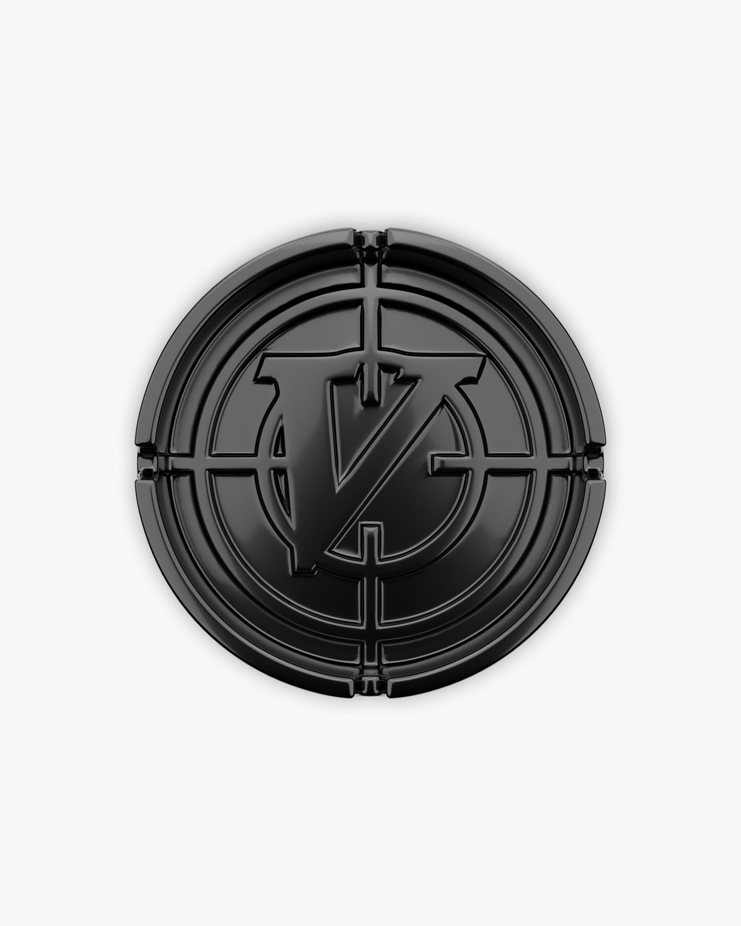 V-LOGO ASHTRAY BLACK