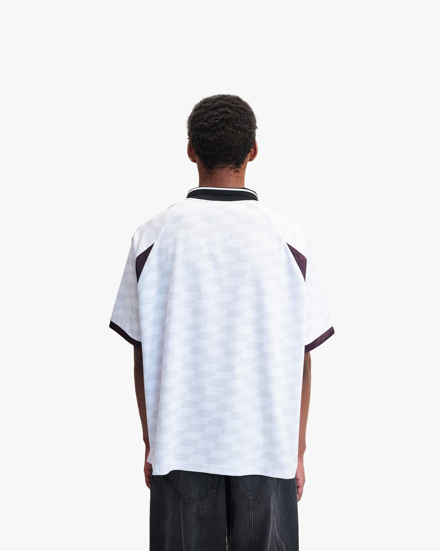 CHECKERED BW JERSEY WHITE
