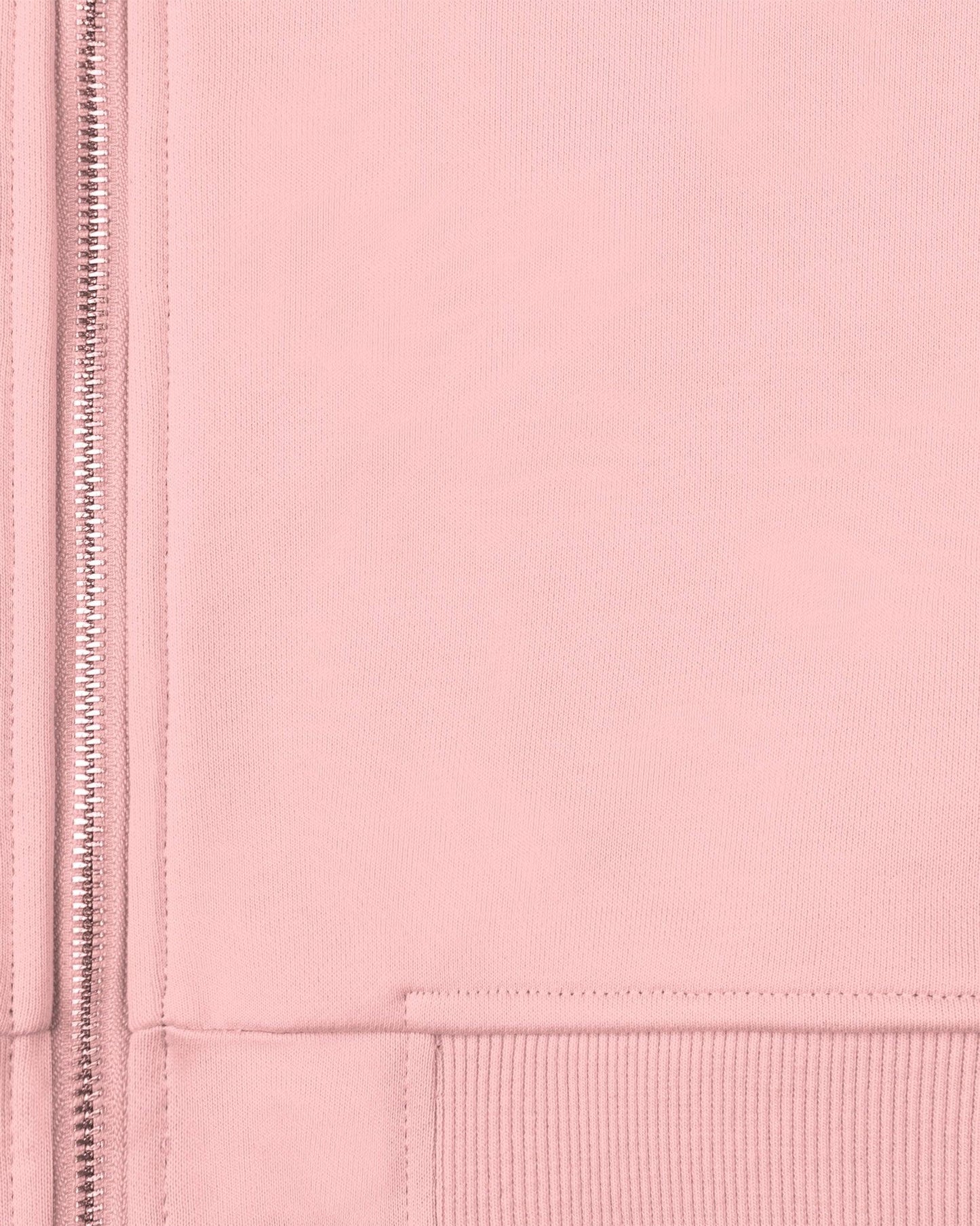 INSIDE OUT ZIP HOODIE PINK