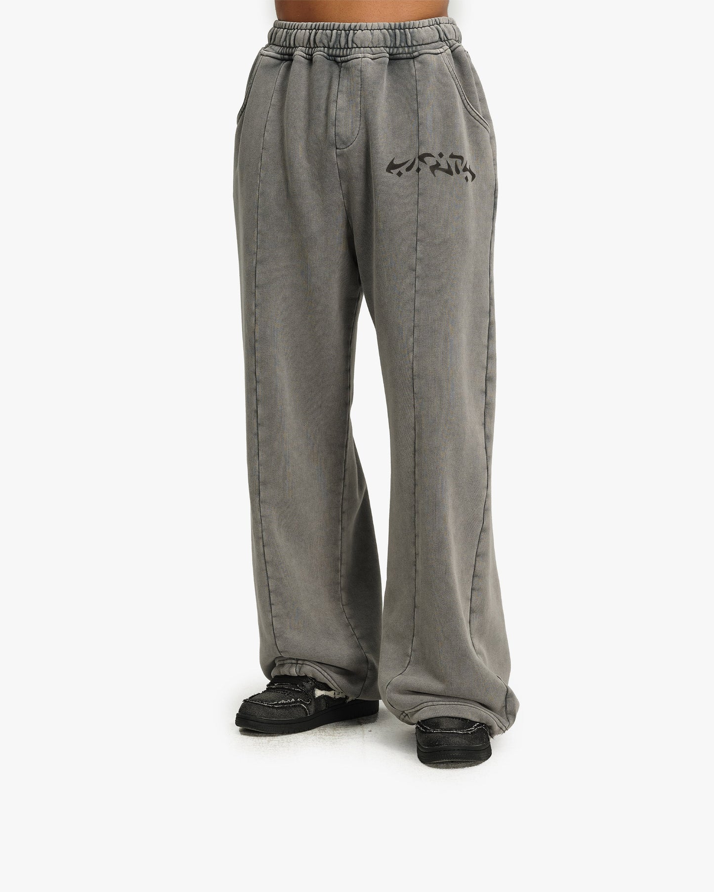 ACID WASHED JOGGER LIGHT GREY