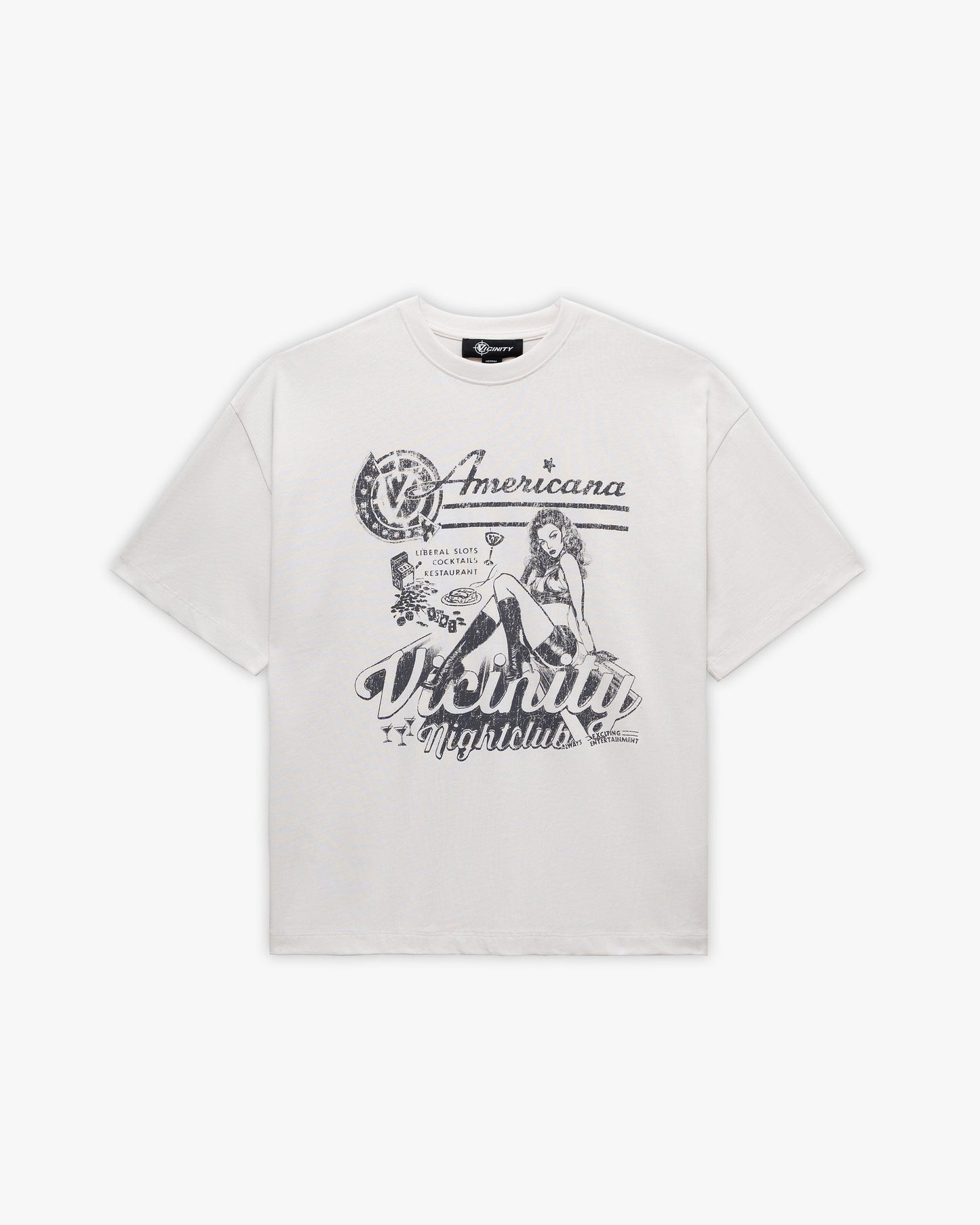 NIGHTCLUB TEE BEIGE