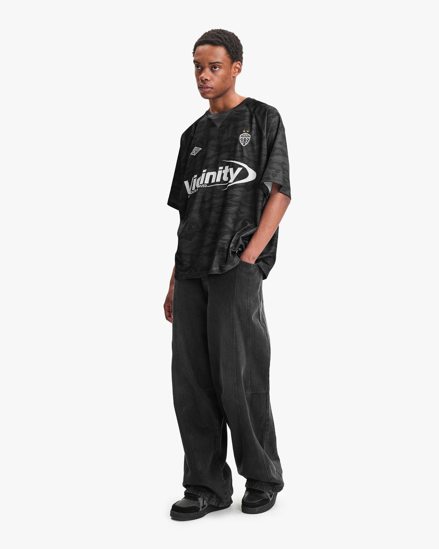 CAMO JERSEY BLACK