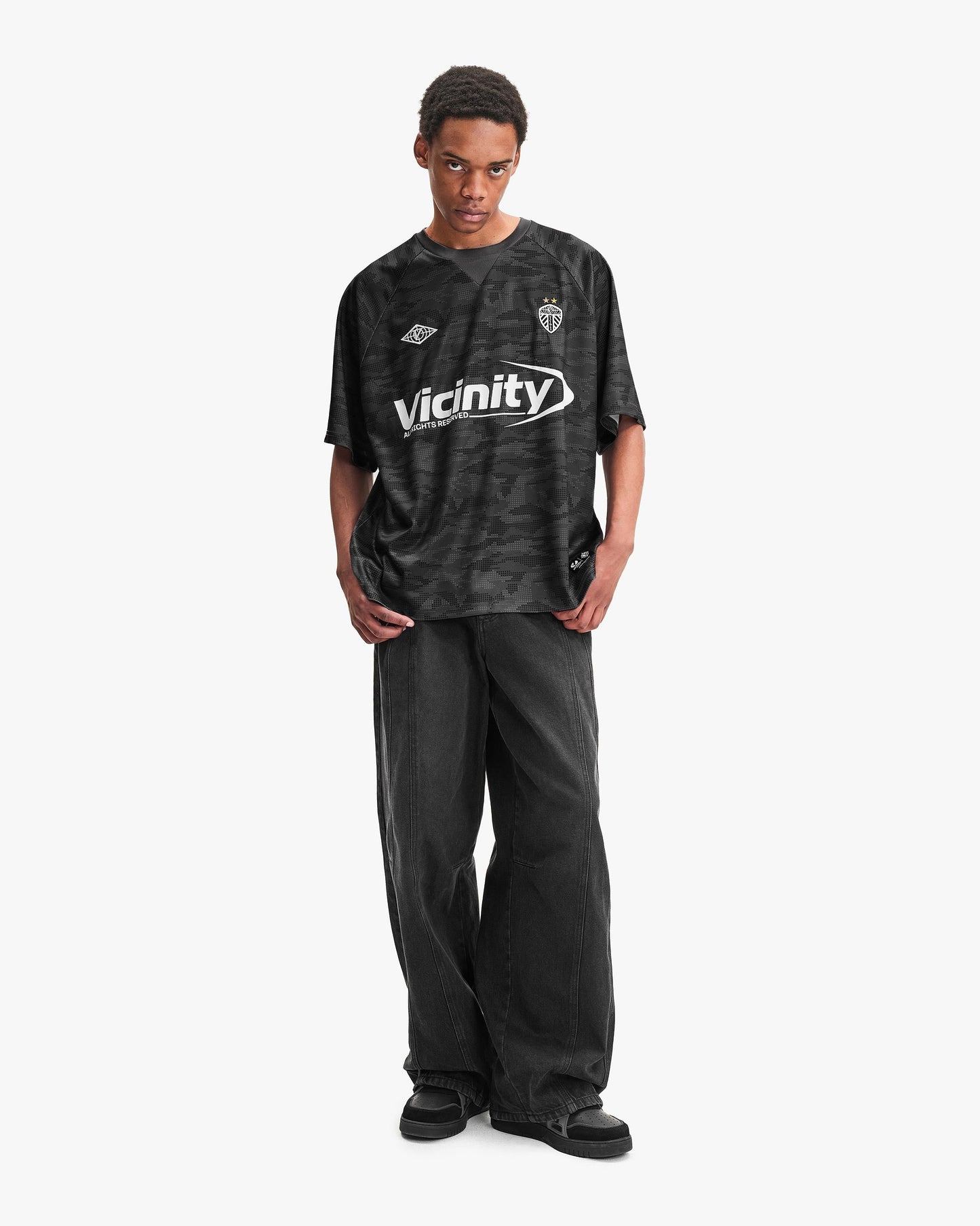 CAMO JERSEY BLACK