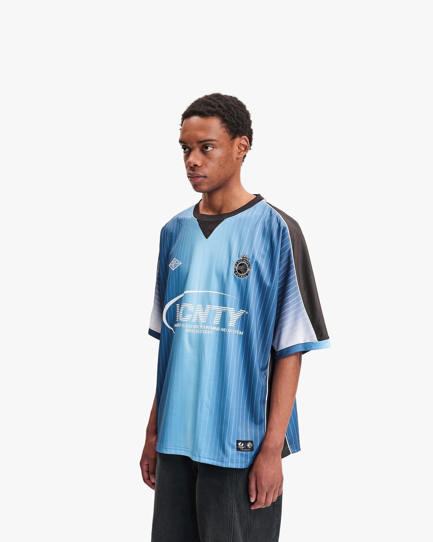 GRADIENT JERSEY AQUA