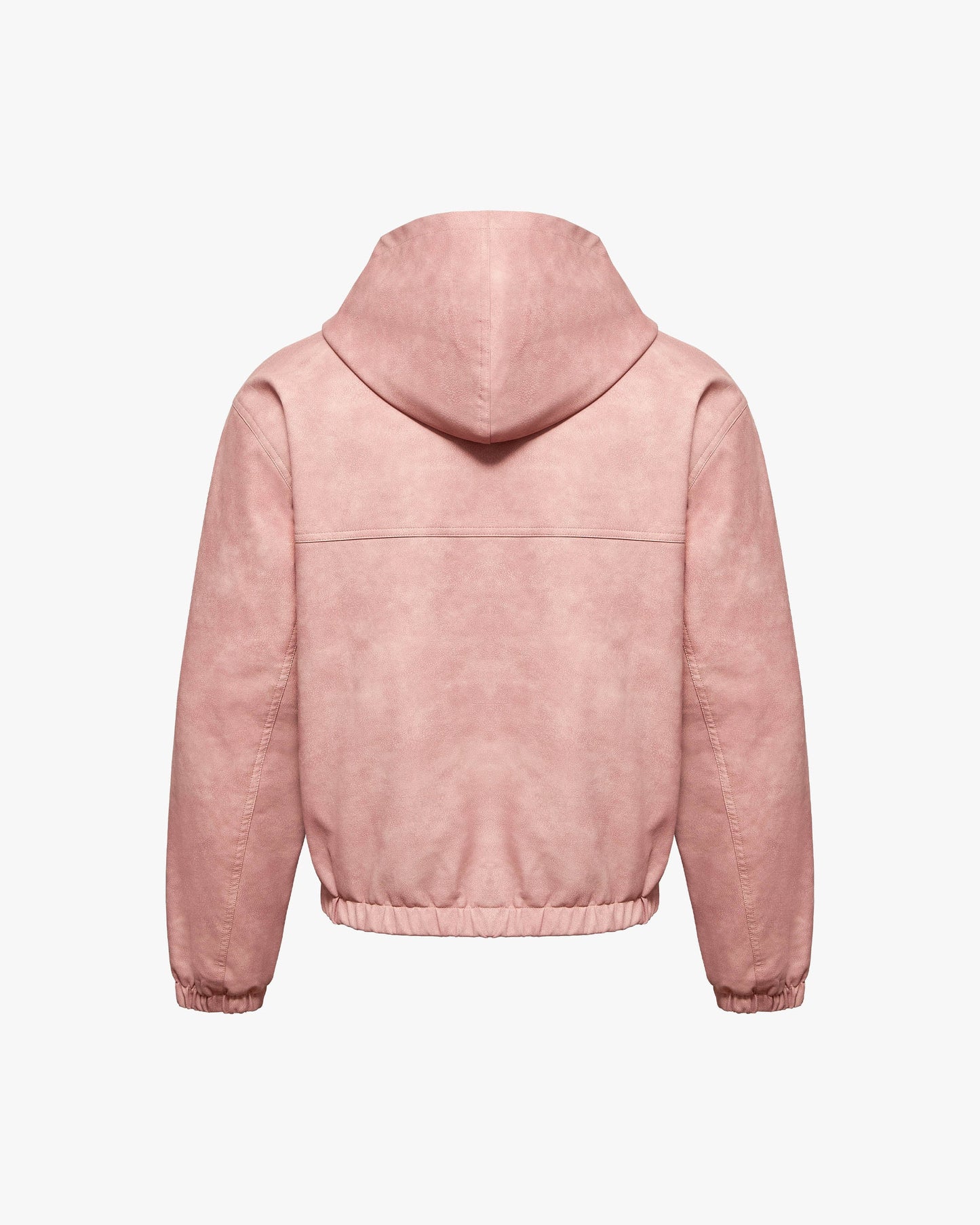 SCRIPT LOGO LEATHER JACKET VINTAGE PINK