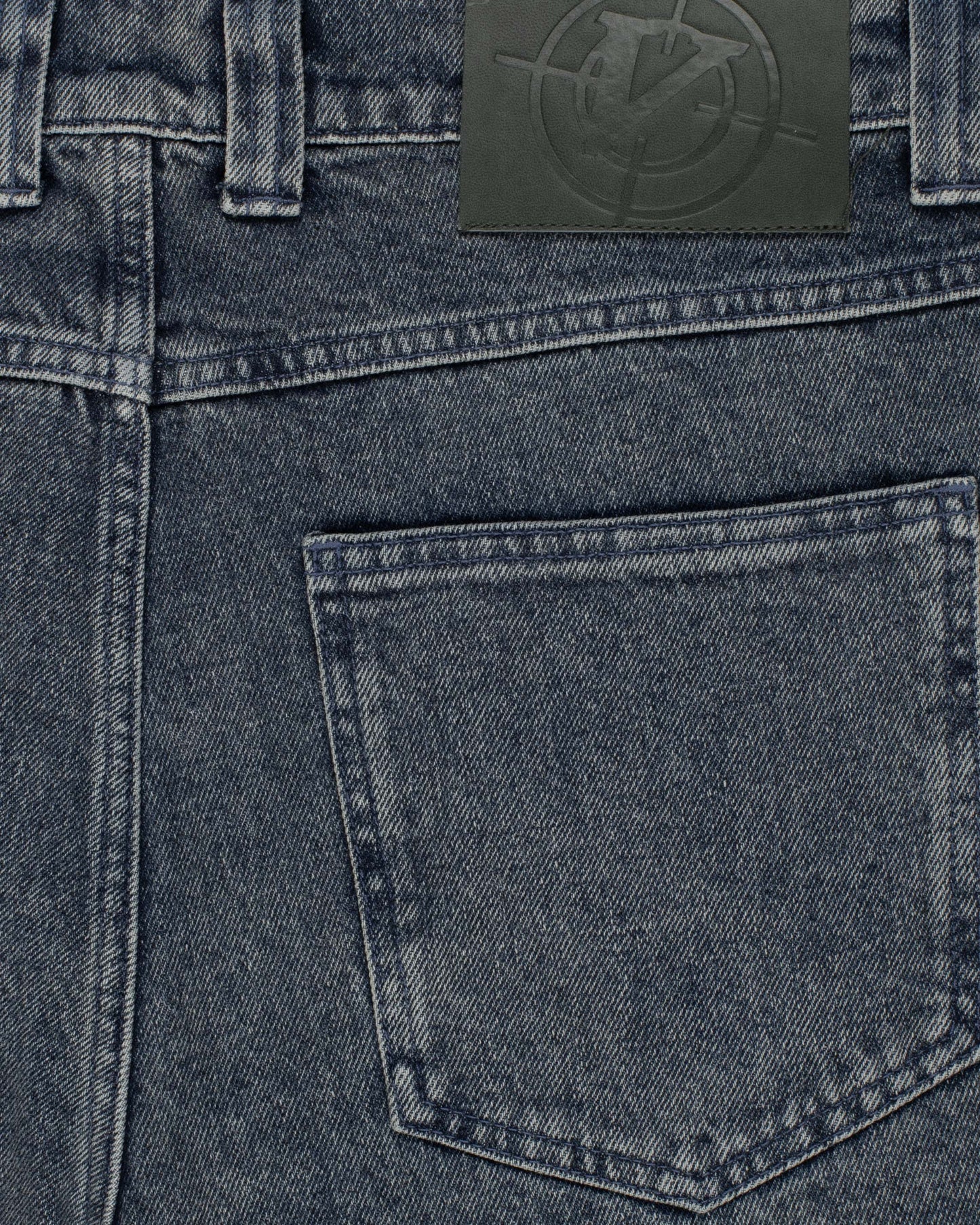 SCRIPT DENIM WASHED BLUE
