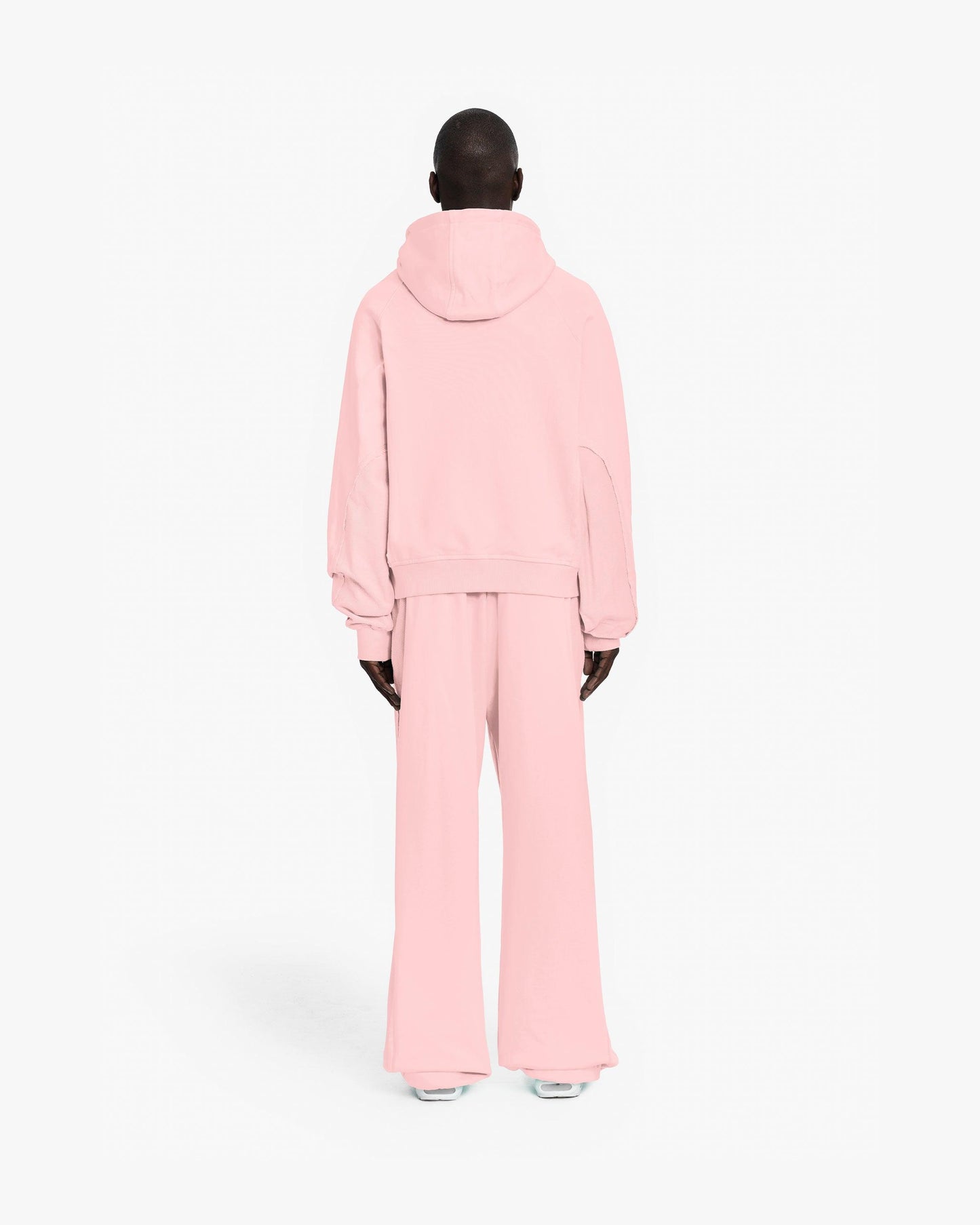 INSIDE OUT ZIP HOODIE PINK