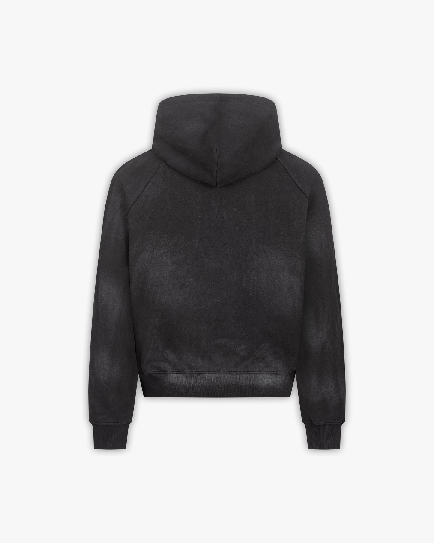 FADED WASH HOODIE BLACK