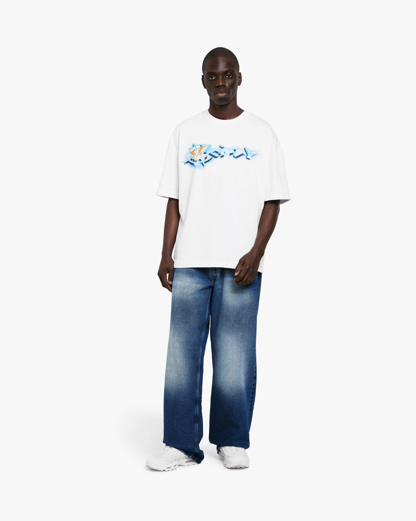 CHROME LOGO TEE WHITE
