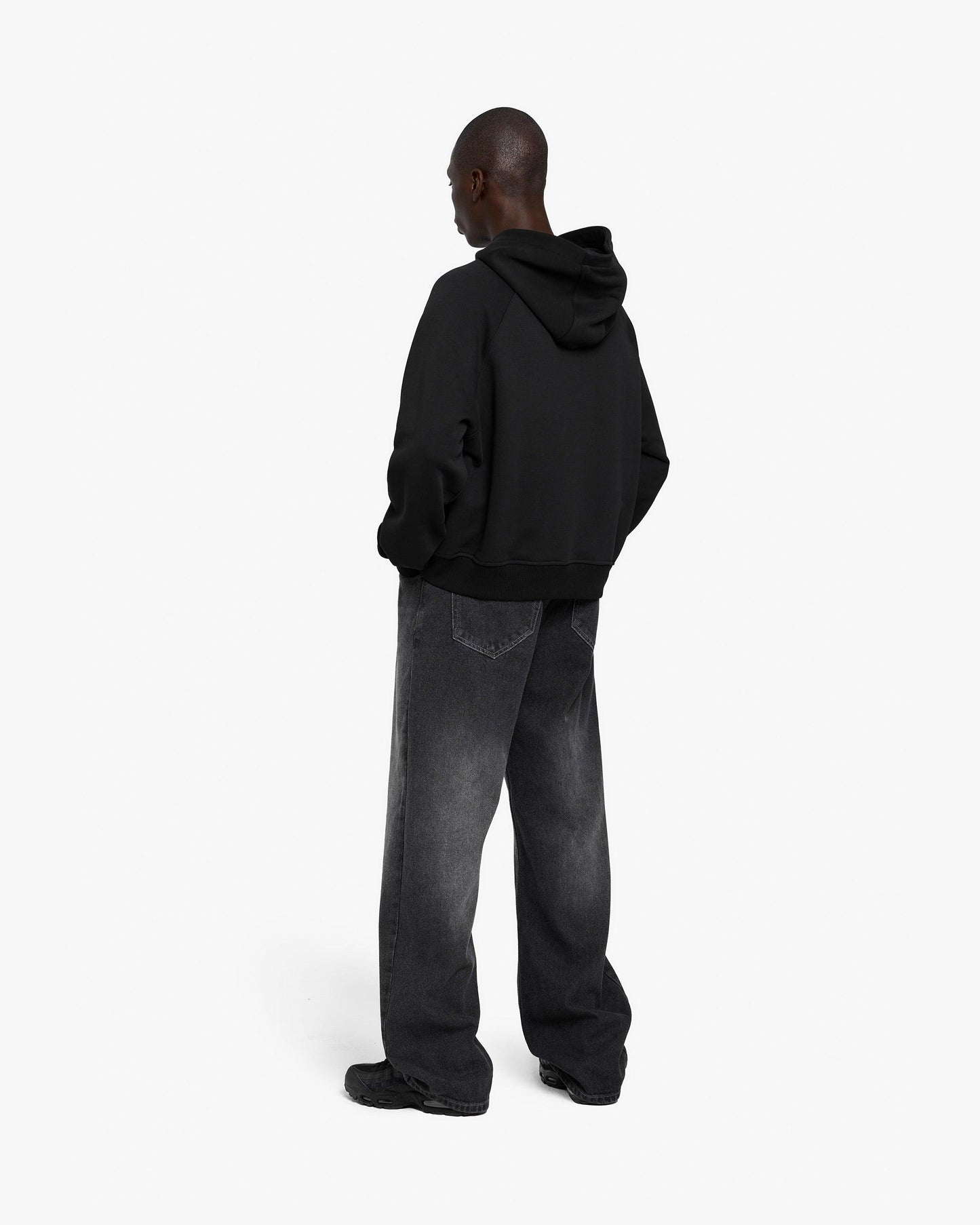 CHROME LOGO HOODIE BLACK