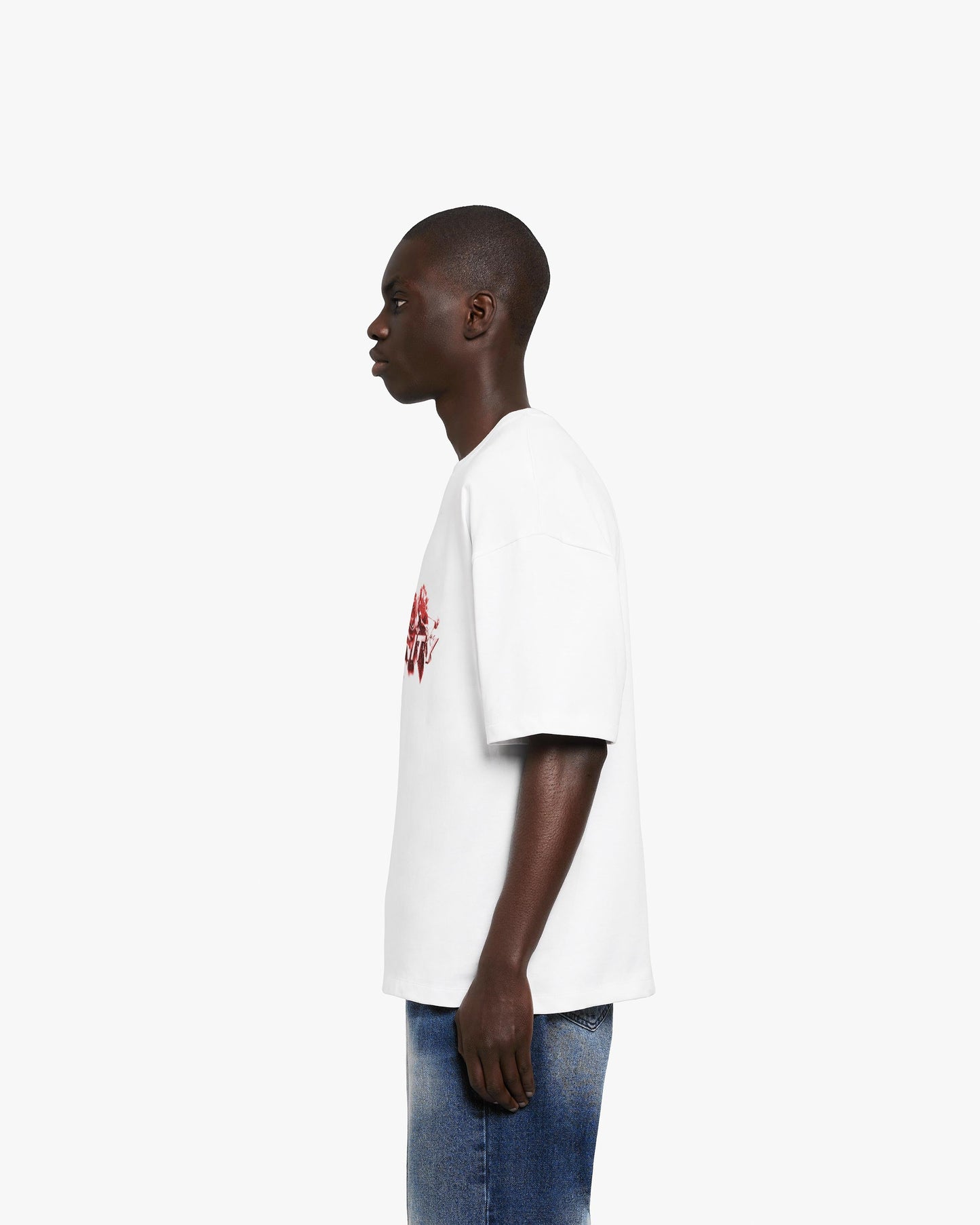 ROSE LOGO TEE WHITE