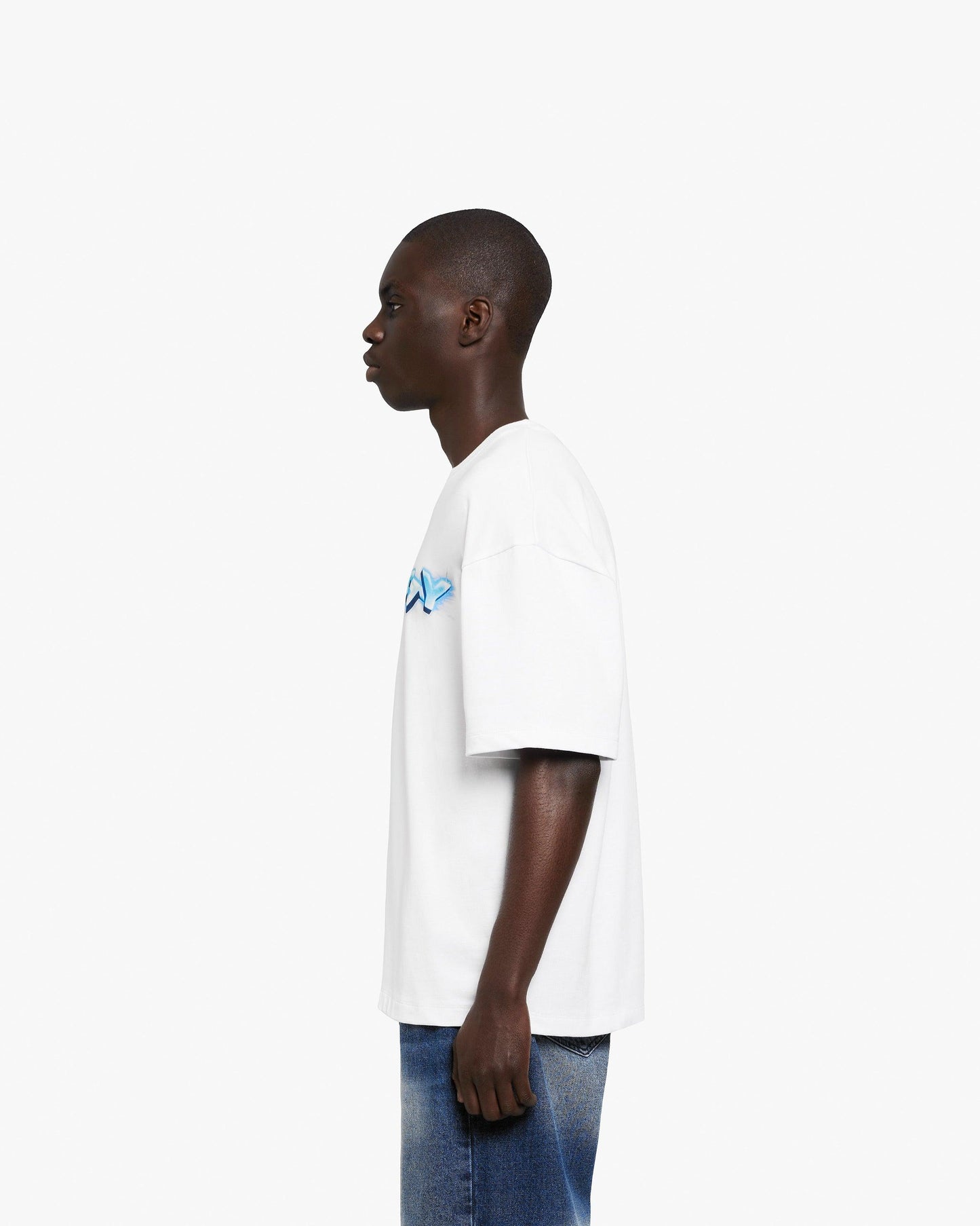 CHROME LOGO TEE WHITE