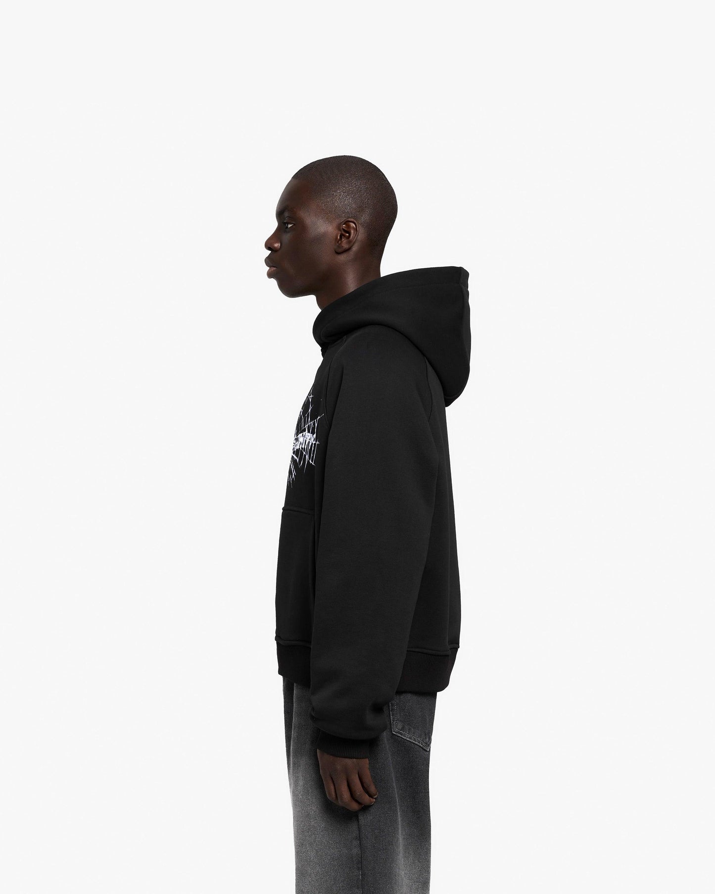 WEB LOGO HOODIE BLACK