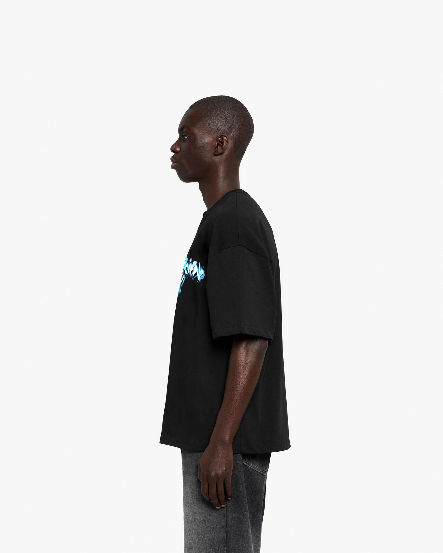 CHROME LOGO TEE BLACK