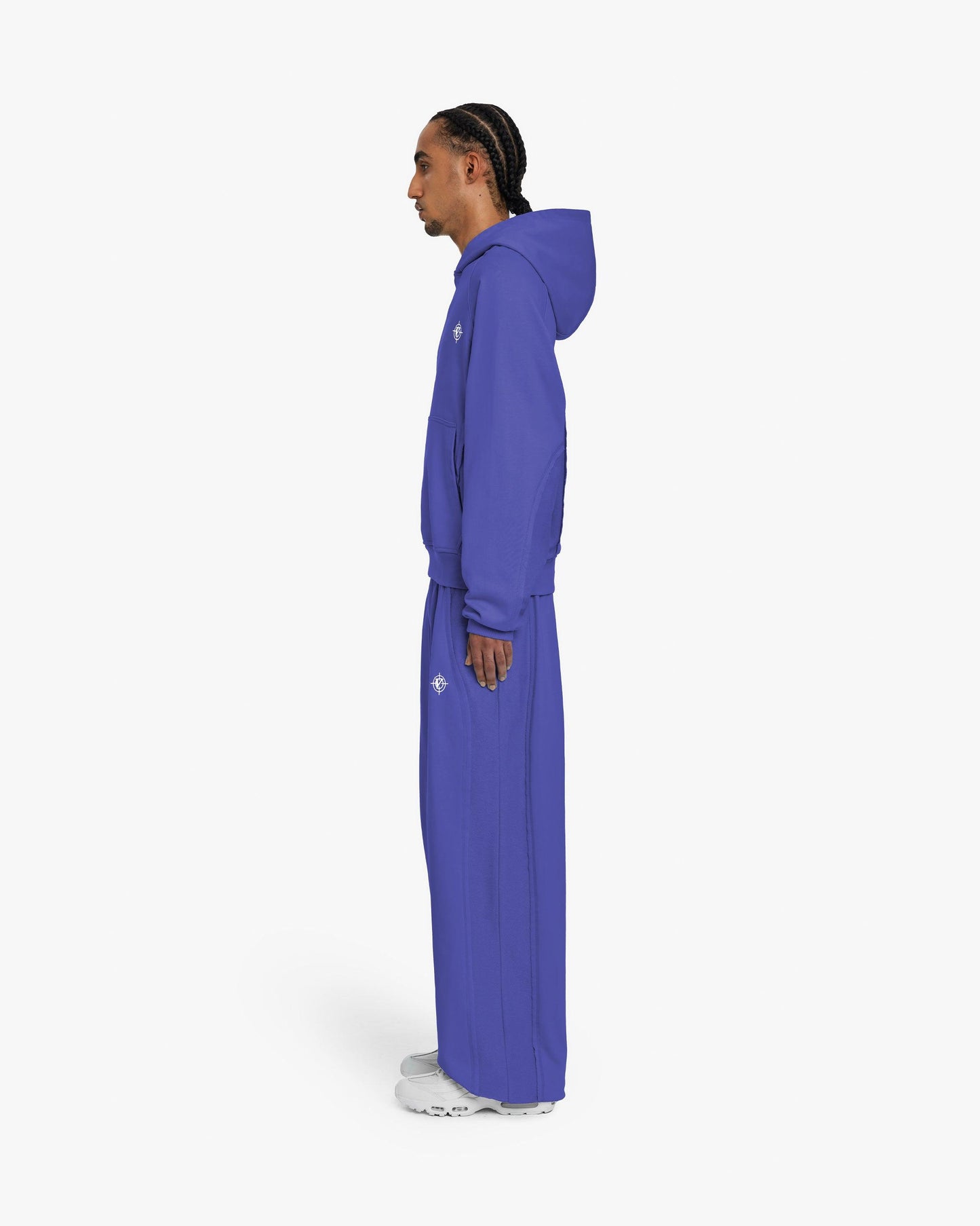 INSIDE OUT HOODIE OCEAN BLUE