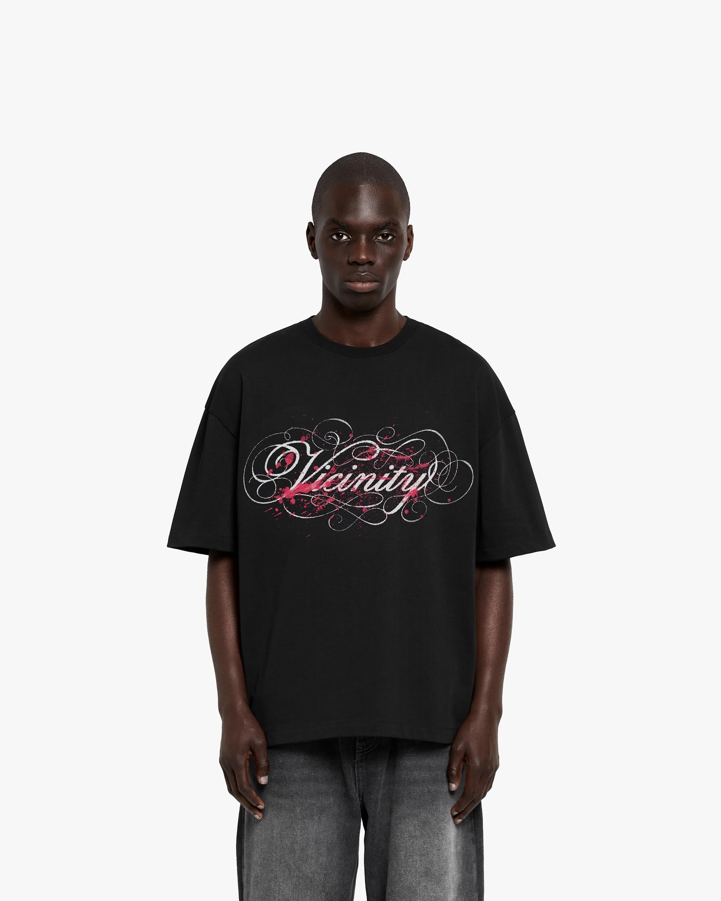SPLATTER TEE BLACK