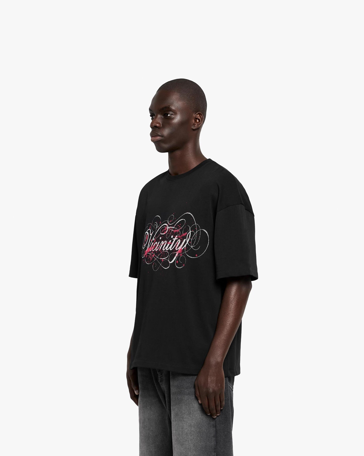 SPLATTER TEE BLACK