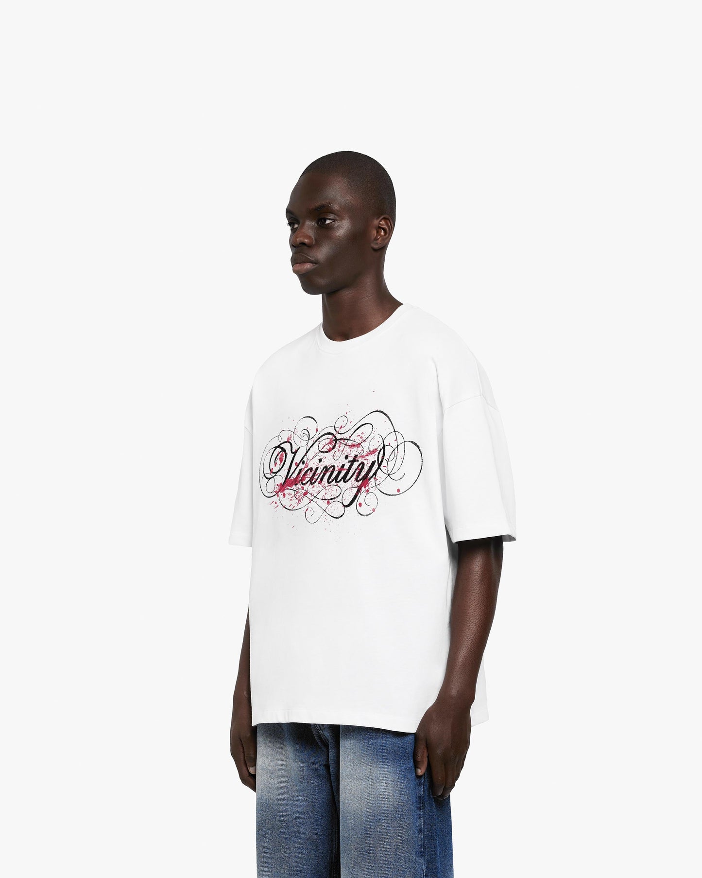 SPLATTER TEE WHITE