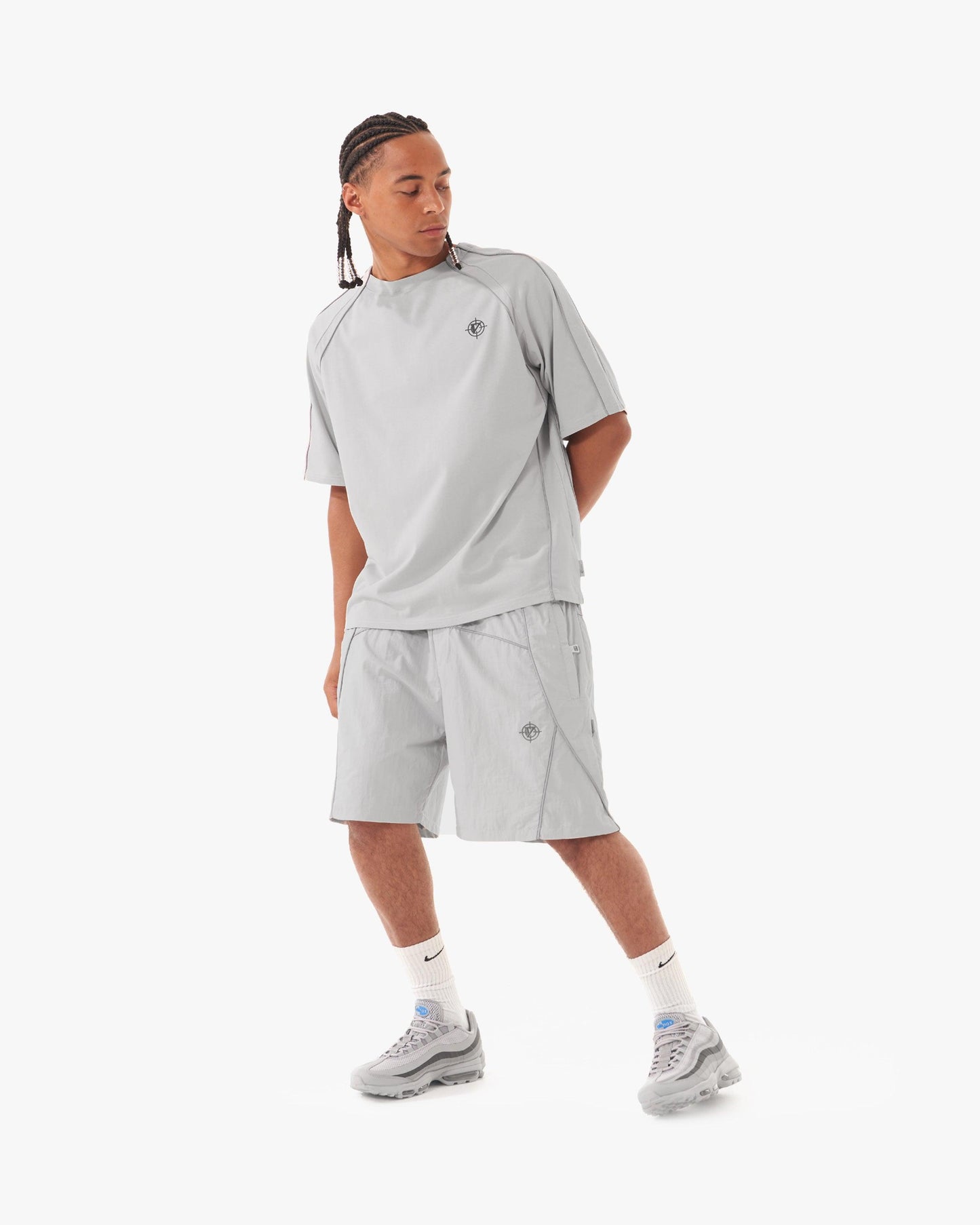 TRACK SHORTS GREY