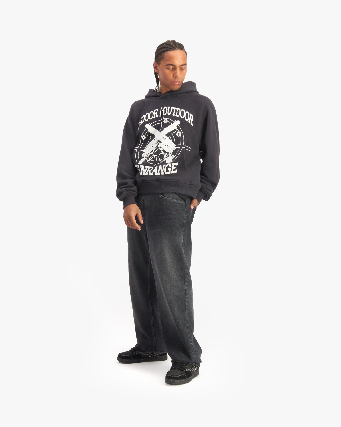 AKIMBO HOODIE DARK GREY