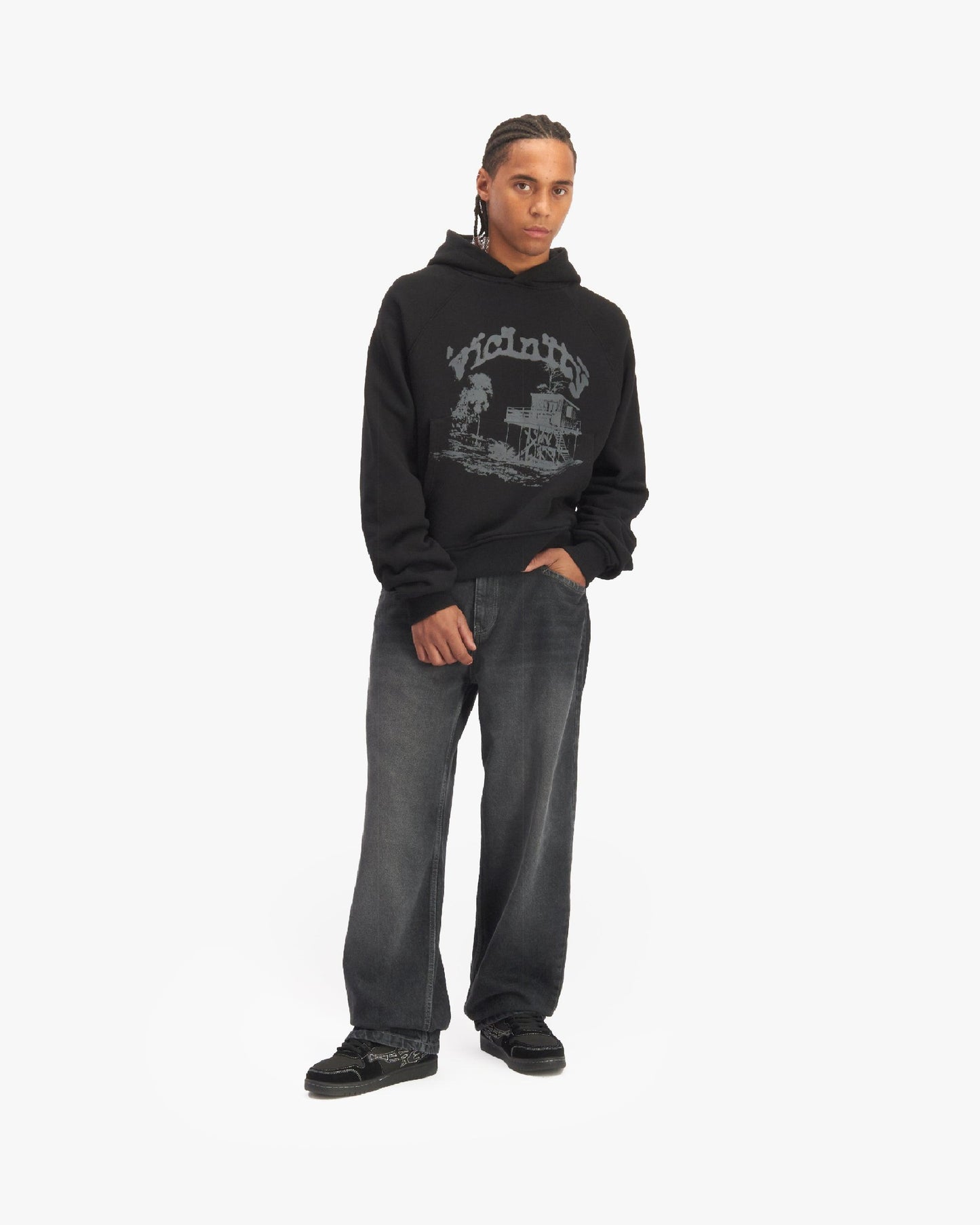 SHOOTING HOUSE HOODIE BLACK