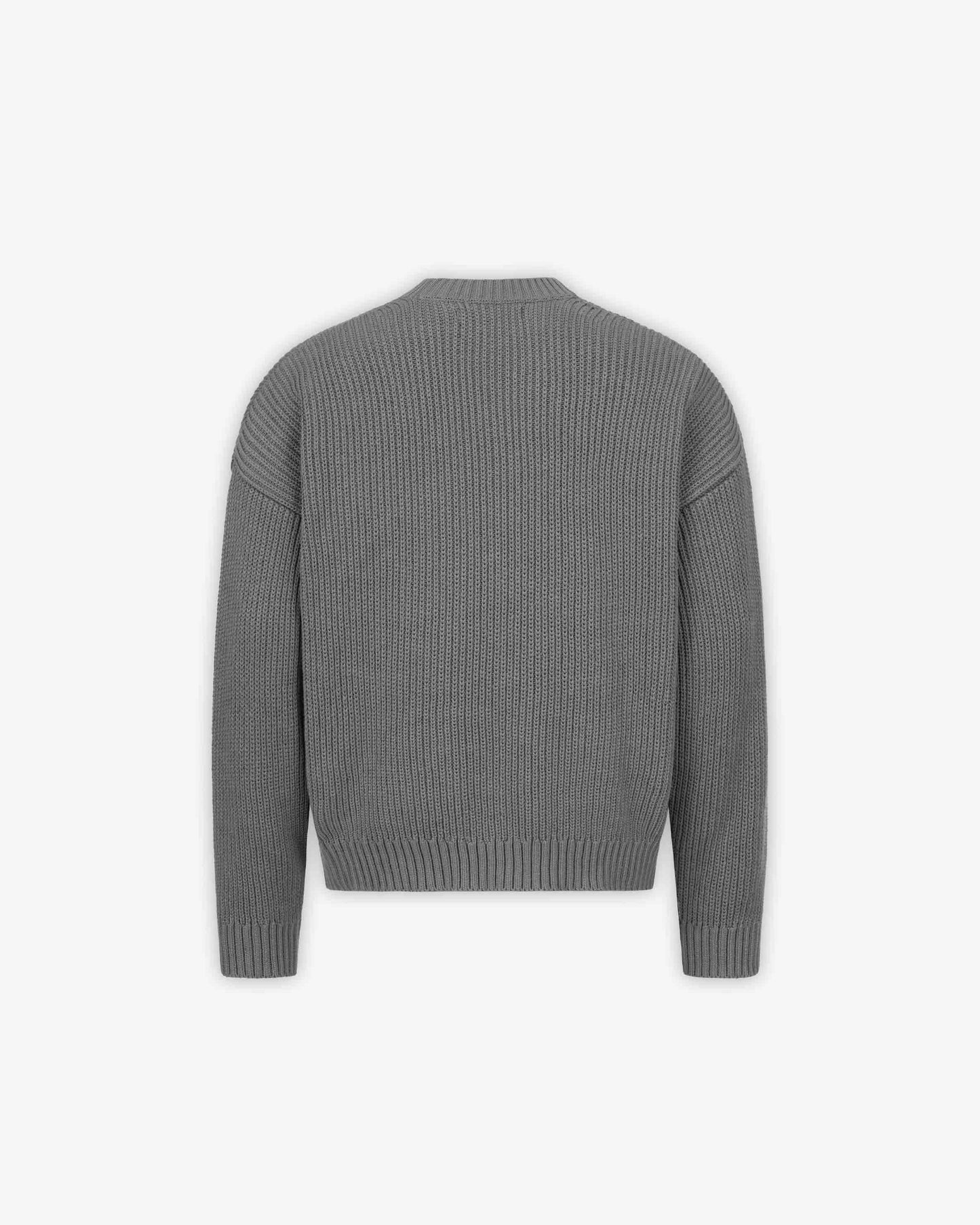 V-LOGO KNITWEAR DARK GREY
