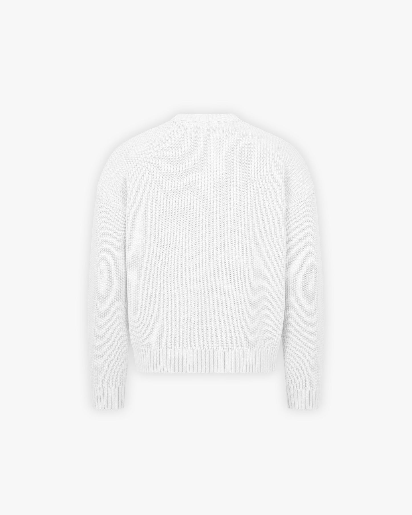 V-LOGO KNITWEAR WHITE