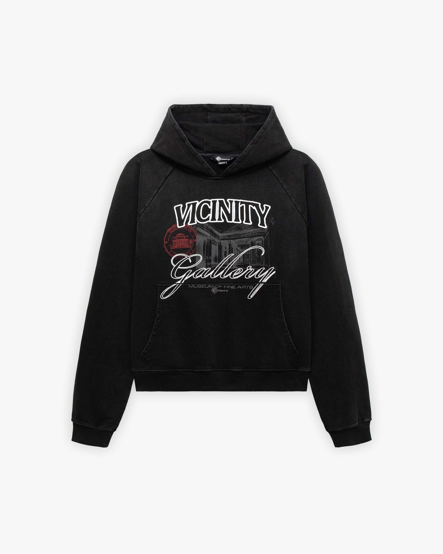 GALLERY HOODIE WASHED BLACK