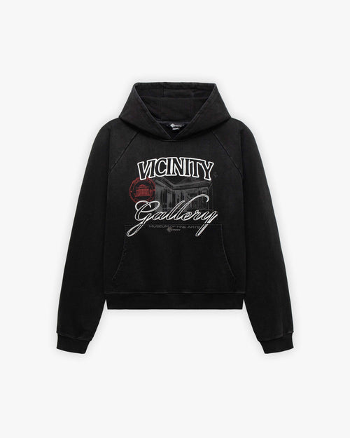 GALLERY HOODIE WASHED BLACK