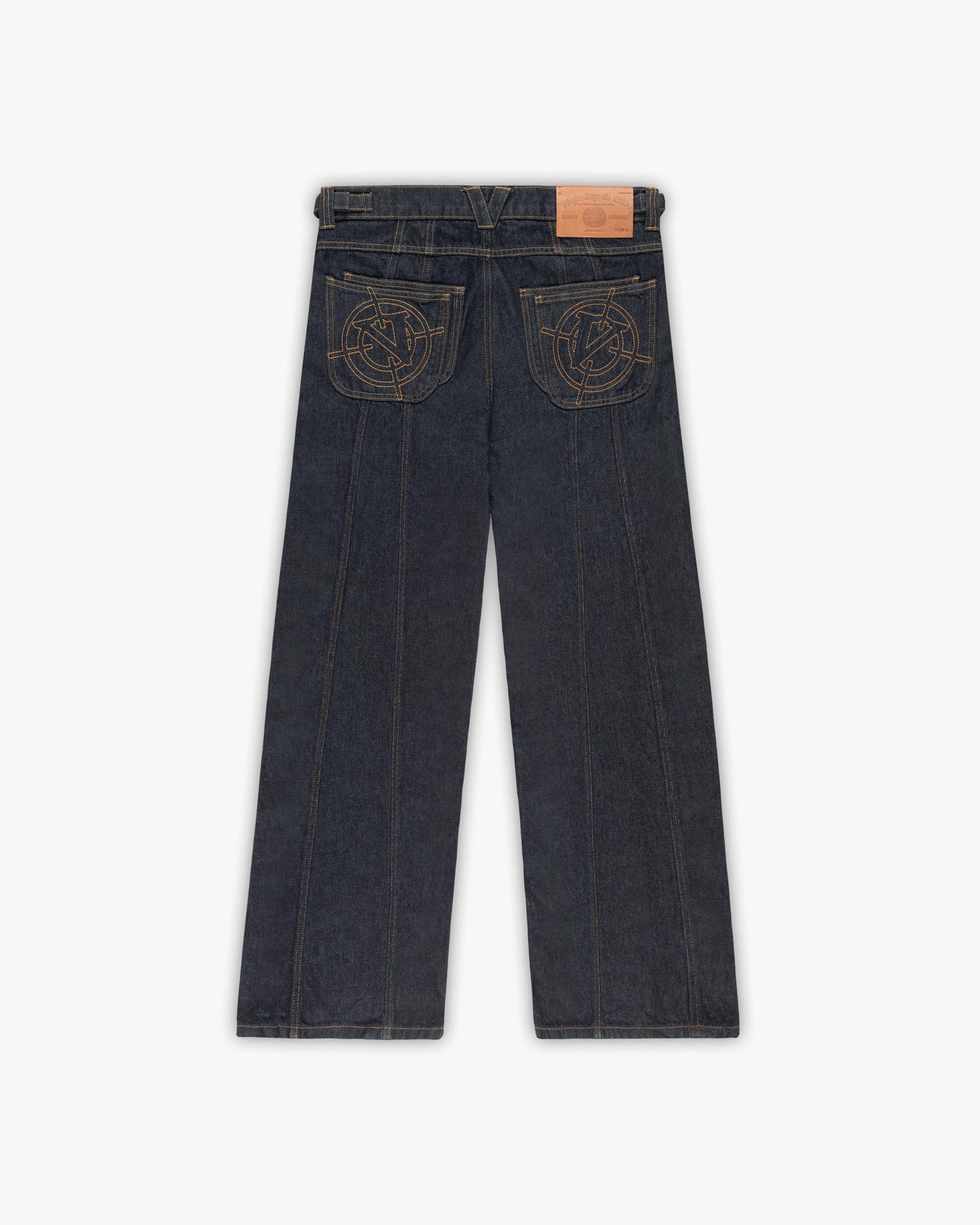 V-LOGO RAW DENIM