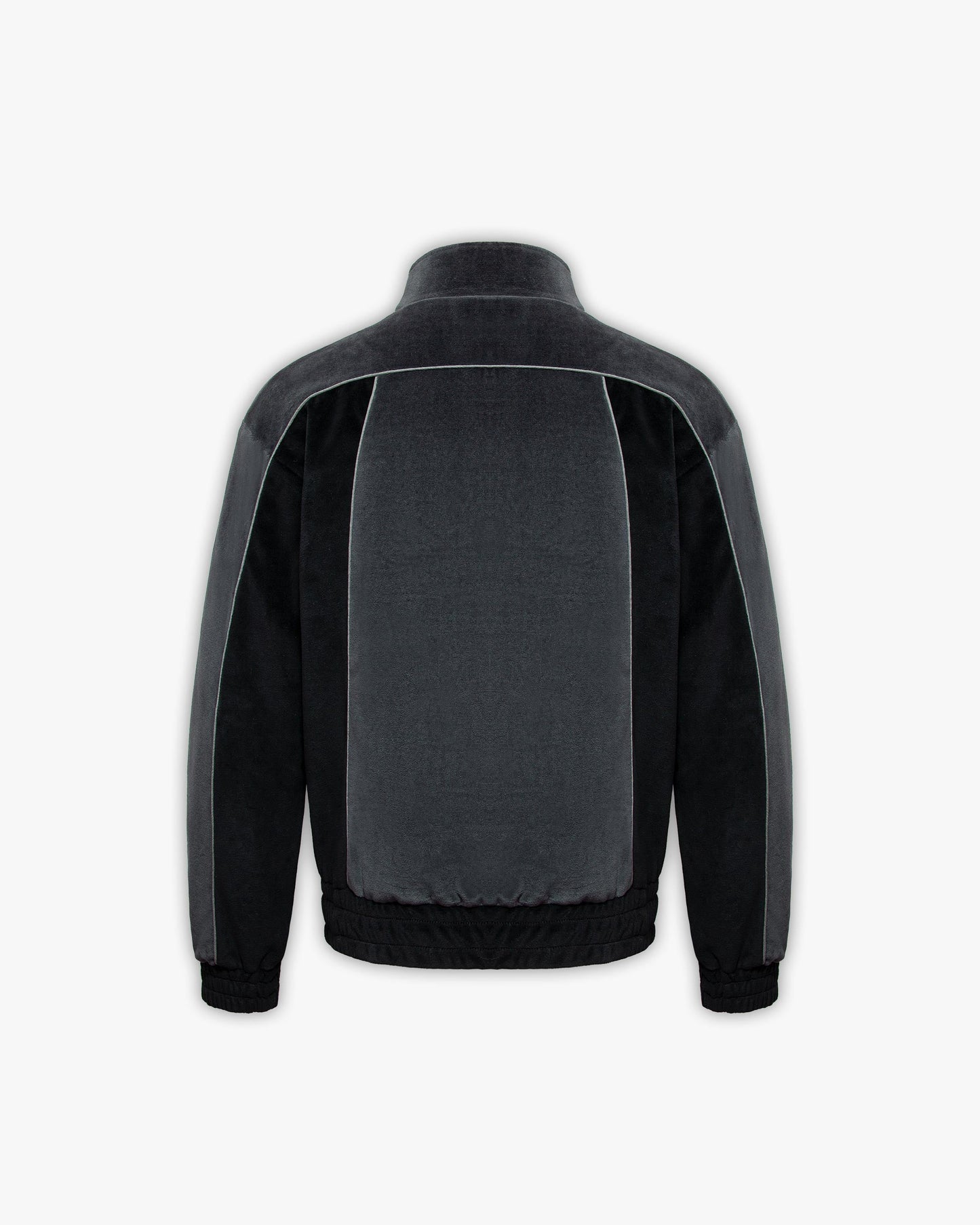 VELOURS TRACK JACKET BLACK