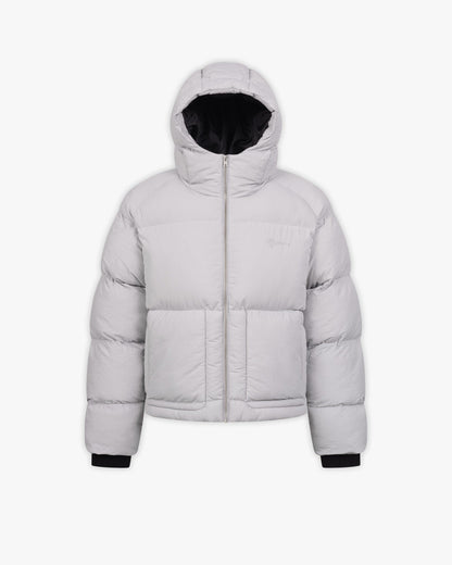 PUFFER JACKET LIGHT GREY
