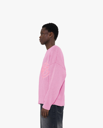 V-LOGO KNITWEAR WILD ROSE