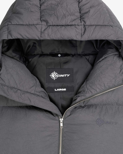 PUFFER JACKET DARK GREY