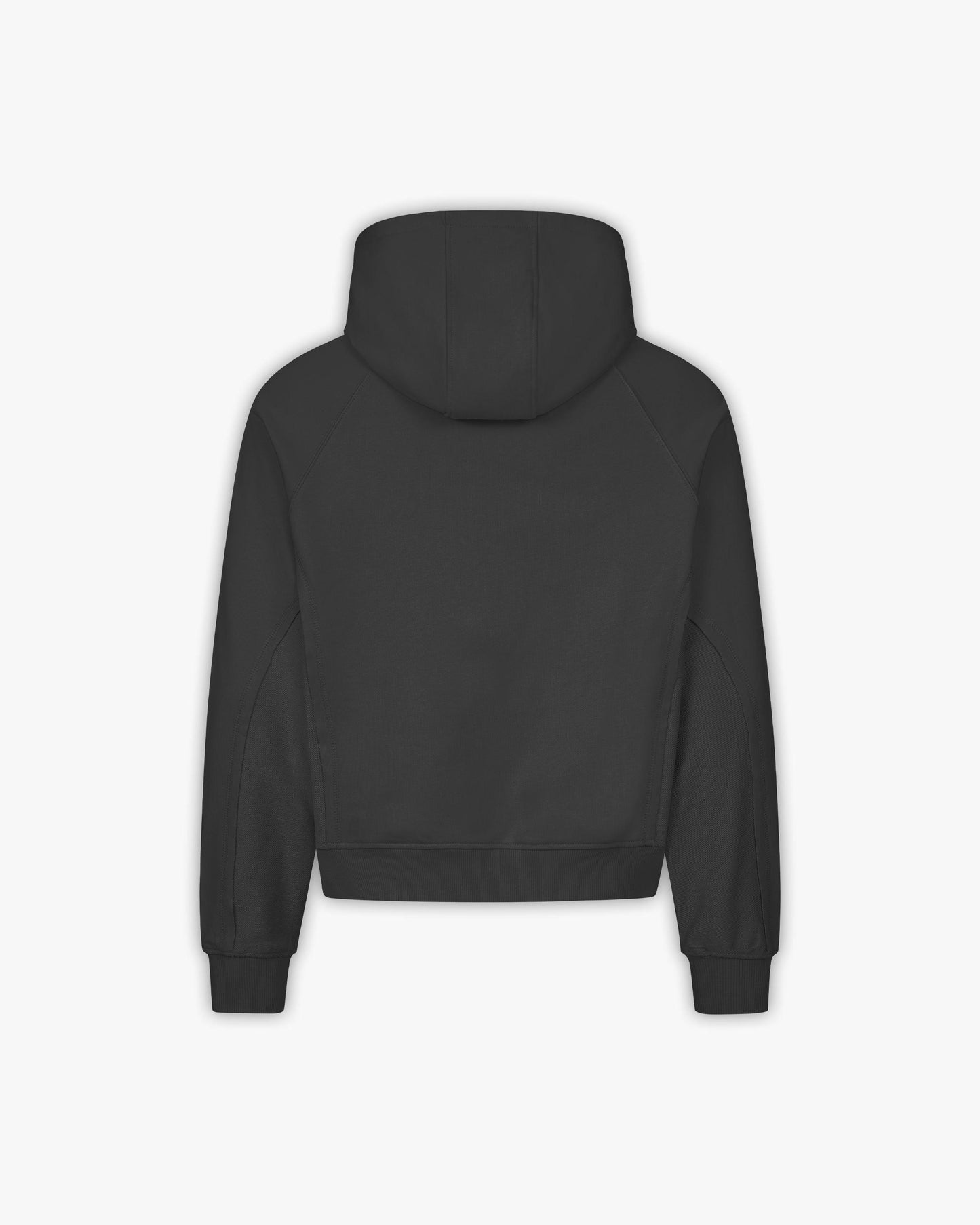 INSIDE OUT ZIP HOODIE ASH GREY