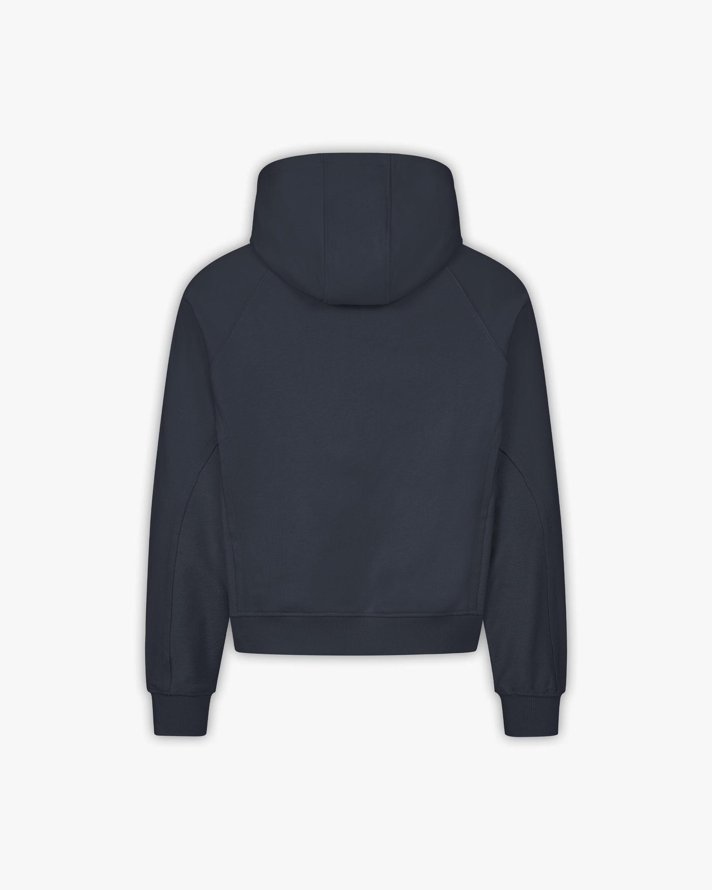 INSIDE OUT ZIP HOODIE NAVY