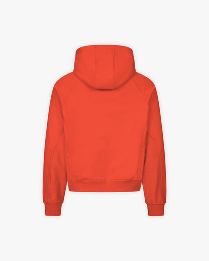 INSIDE OUT ZIP HOODIE STRAWBERRY