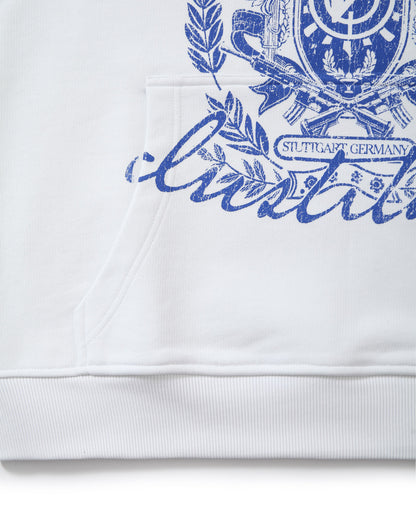 INSTITUTE HOODIE WHITE/BLUE