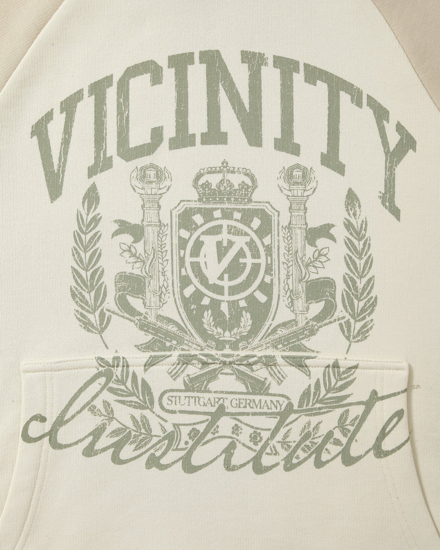 INSTITUTE HOODIE BEIGE