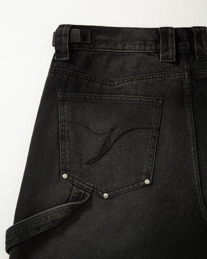 WILD SOUTH DENIM JORTS COAL