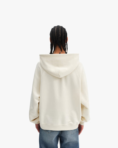 EAGLE TATTOO HOODIE BEIGE