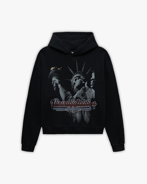 LADY LIBERTY HOODIE VINTAGE WASH