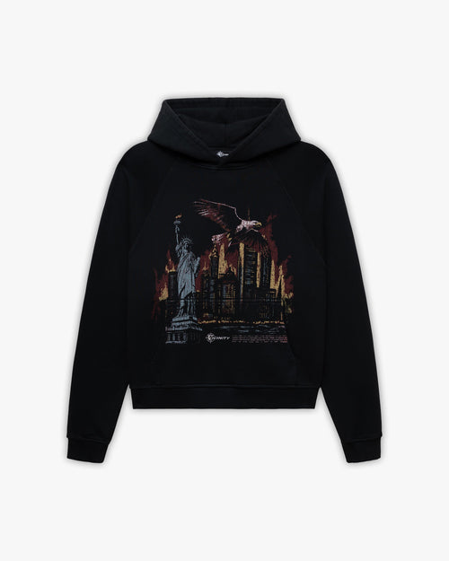 LIBERTY BURNS HOODIE VINTAGE WASH
