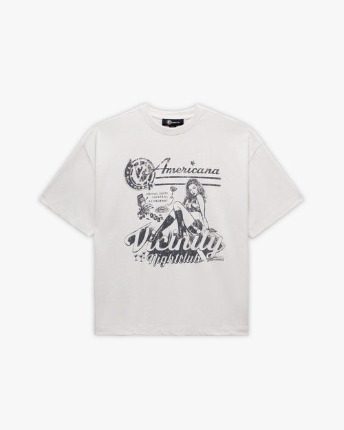 NIGHTCLUB TEE BEIGE