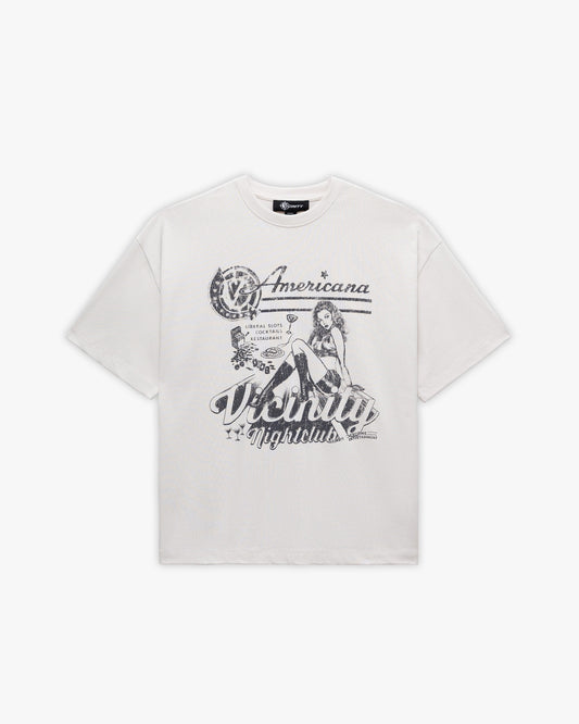 NIGHTCLUB TEE BEIGE