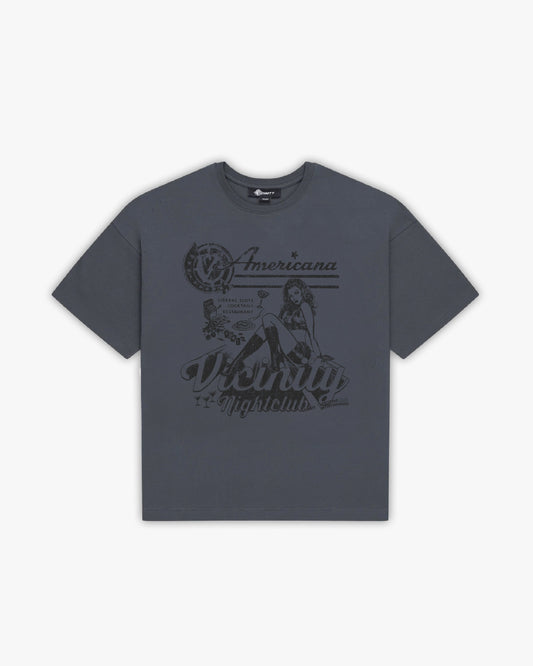 NIGHTCLUB TEE DARK GREY