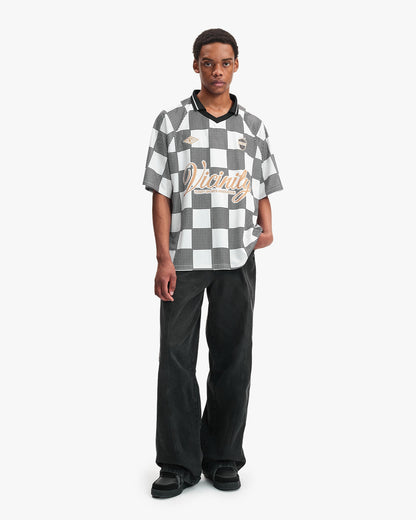 CARO CHECKER JERSEY BLACK/WHITE