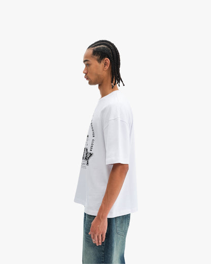 SIX SHOOTER DUEL TEE WHITE